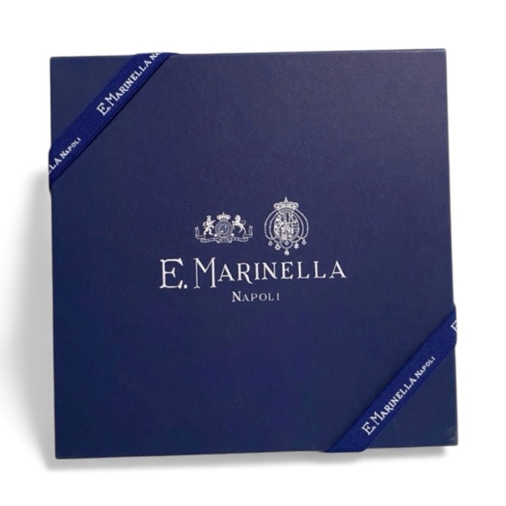NIB E.Marinella Napoli 100% Silk Scarf Made in Italy - Picture 2 of 11
